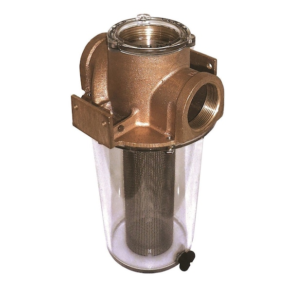 Groco ARG-1500 Series 1-1/2 in. Raw Water Strainer w/Stainless Steel Basket ARG-1500-S - main